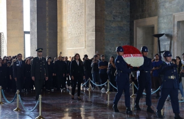 Çakır Okulları Resmi Tören ve Çelenk Sunma Merasimi ile Anıtkabir'de