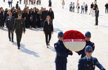 Çakır Okulları Resmi Tören ve Çelenk Sunma Merasimi ile Anıtkabir'de