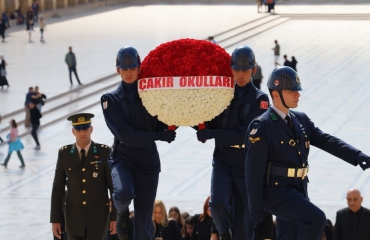 Çakır Okulları Resmi Tören ve Çelenk Sunma Merasimi ile Anıtkabir'de