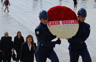 Çakır Okulları Resmi Tören ve Çelenk Sunma Merasimi ile Anıtkabir'de
