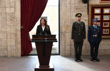 Çakır Okulları Resmi Tören ve Çelenk Sunma Merasimi ile Anıtkabir'de